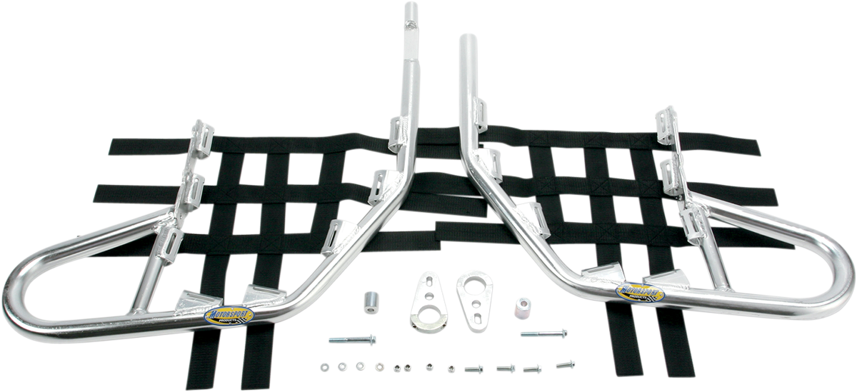 Motorsport products Nerf Bars - Silver Arctic Cat/Suzuki/Kawasaki