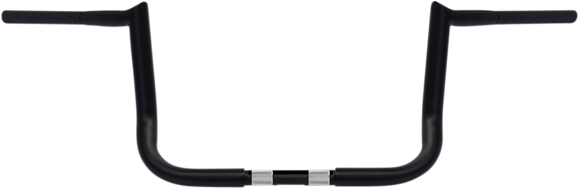 Wild 1 1-1/4" Chubby® Bagger Handlebar - Hooked - 10" - Black Harley Davidson