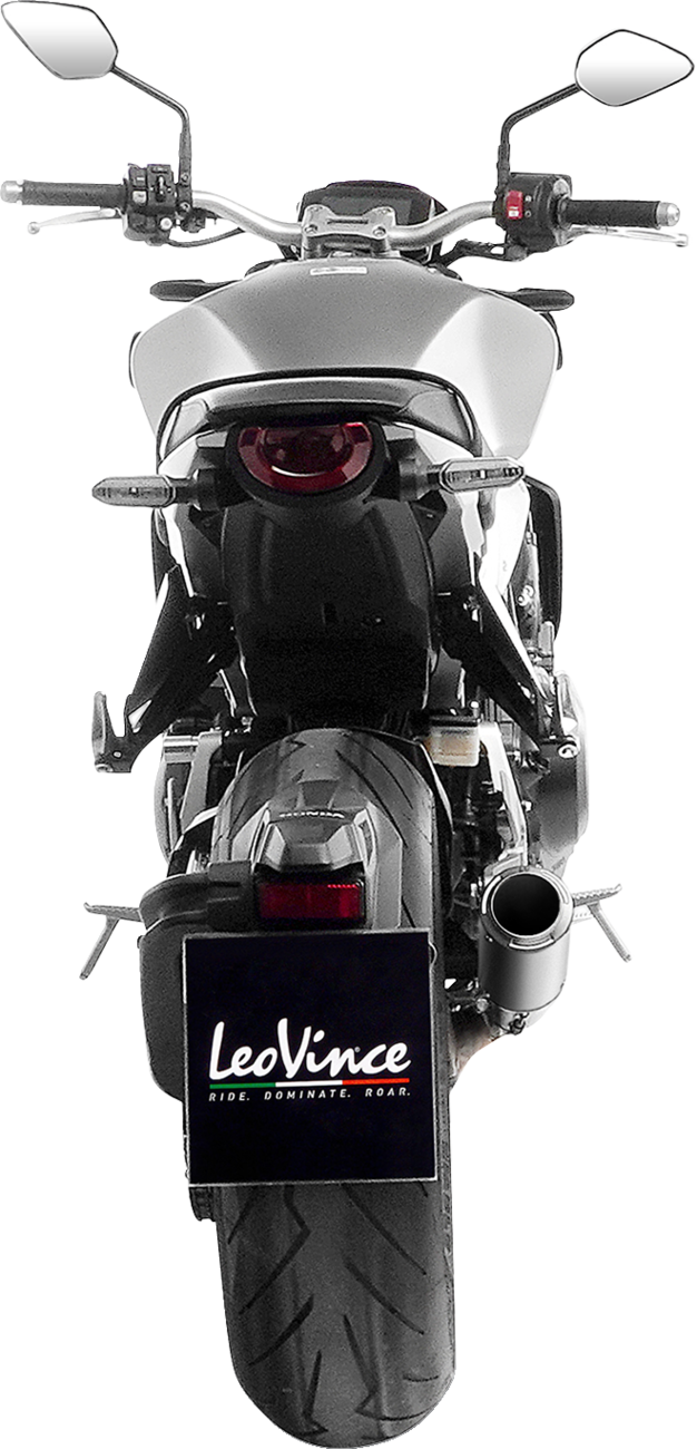 Leovince LV Corsa Slip-On Muffler - Titanium - Honda CB 1000 R