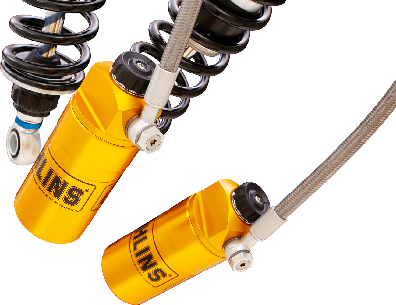 Ohlins S36HR1C1L Rear Reservoir Shocks For Harley Touring 1990-2013