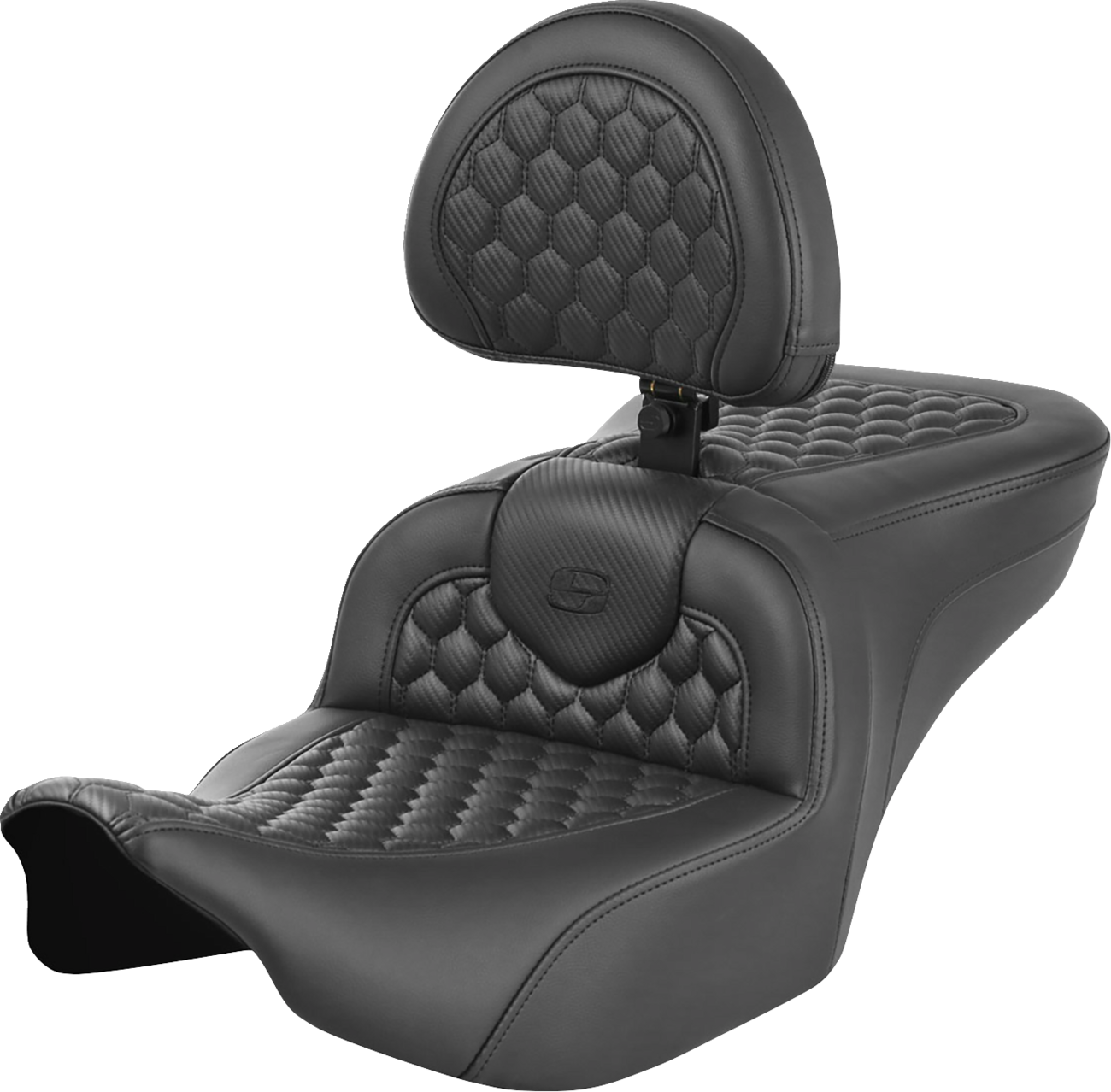 Saddlemen Roadsofa HC Honeycomb 2-Up Seat For Harley FLHX / FLTRX 2023-2025