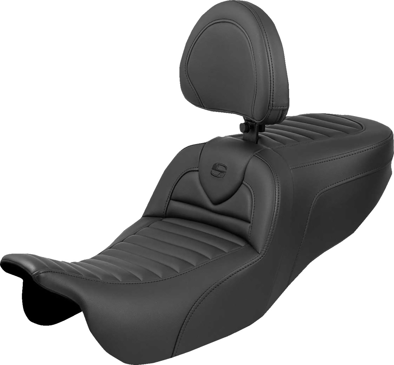 Saddlemen Roadsofa™ Seat - with Backrest - Tuck-n-Roll - FLRT/FLTRT '15-'25 2015-2025 Harley Davidson FLRT Freewheeler / 2023-2025 Harley Davidson FLTRT Road Glide 3
