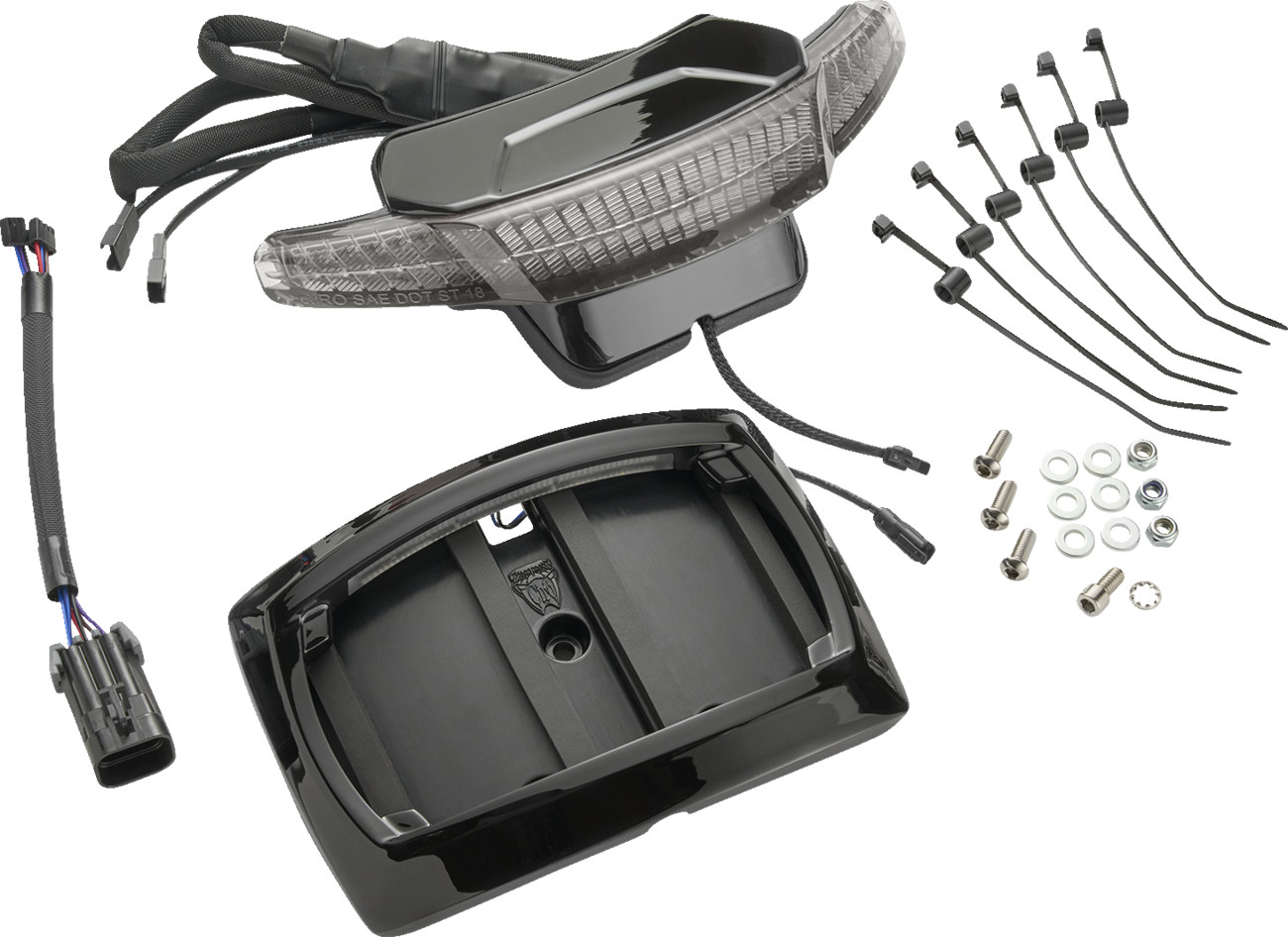 CIRO Latitude Taillight and License Plate Mount with Lightstrike®