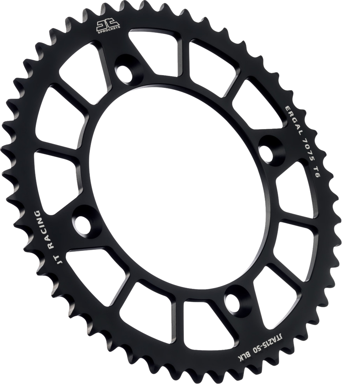 Jt sprockets Rear Sprocket - Aluminum - 51 Tooth - Black - Honda 51T