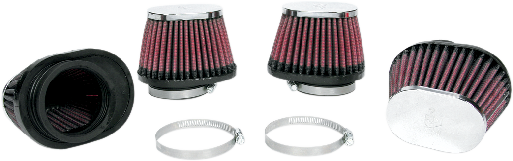 K & n Clamp-On Air Filters - Honda/Kawasaki/Suzuki/Yamaha