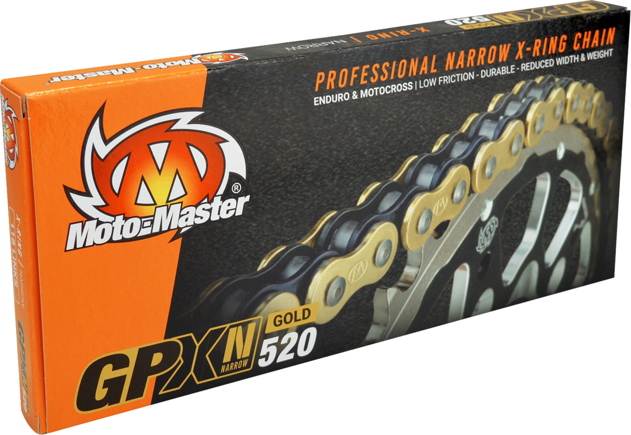 Moto-master GPX-N 520 - Drive Chain - 120 Links - Gold