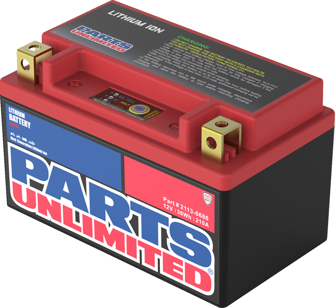 PARTS UNLIMITED Lithium LiFePO4 Battery