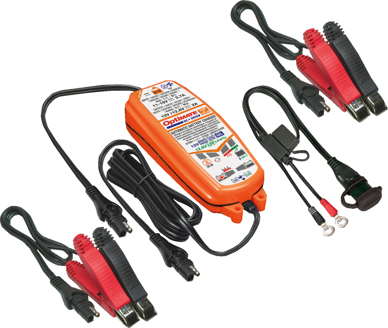 Tecmate Optimate™ DC-DUO 12 V To 12.8 V 2A Battery Charger