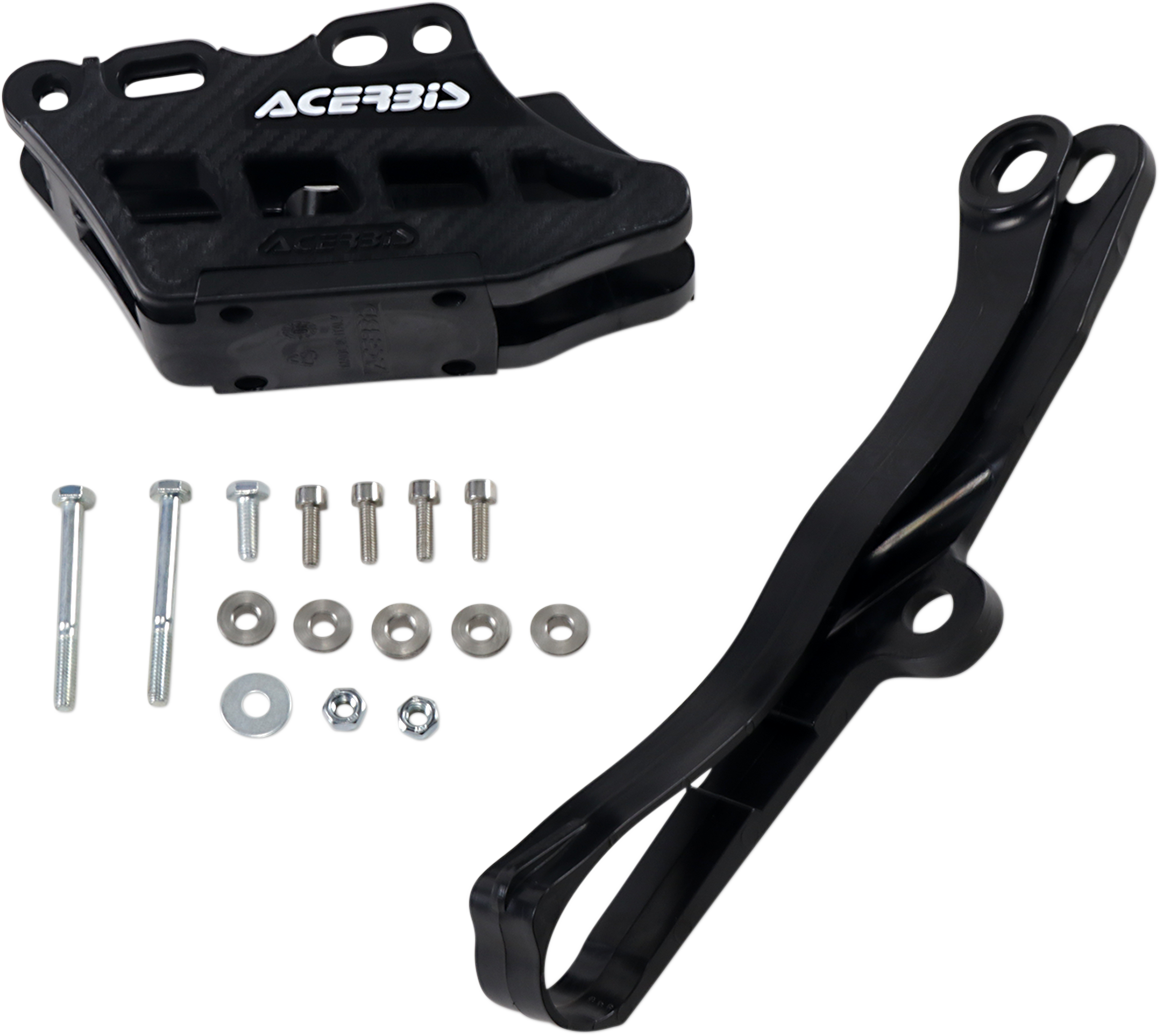 Acerbis Chain Guide 2.0 and Slider Kit - Black - Kawasaki