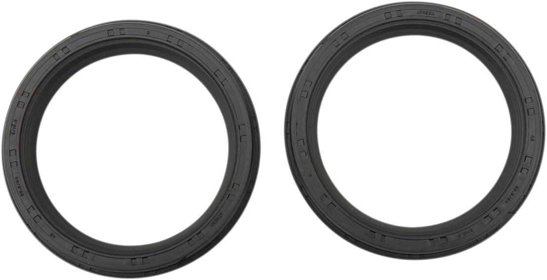 Parts unlimited Front Fork Seals - 49 mm ID x 60.5 mm OD x 10.5 mm T Honda/Suzuki