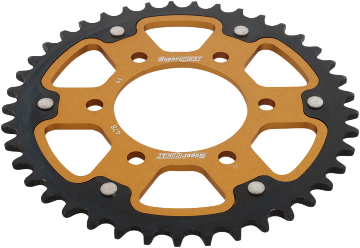 Supersprox Stealth Rear Sprocket - 41 Tooth - Gold - Kawasaki 41T