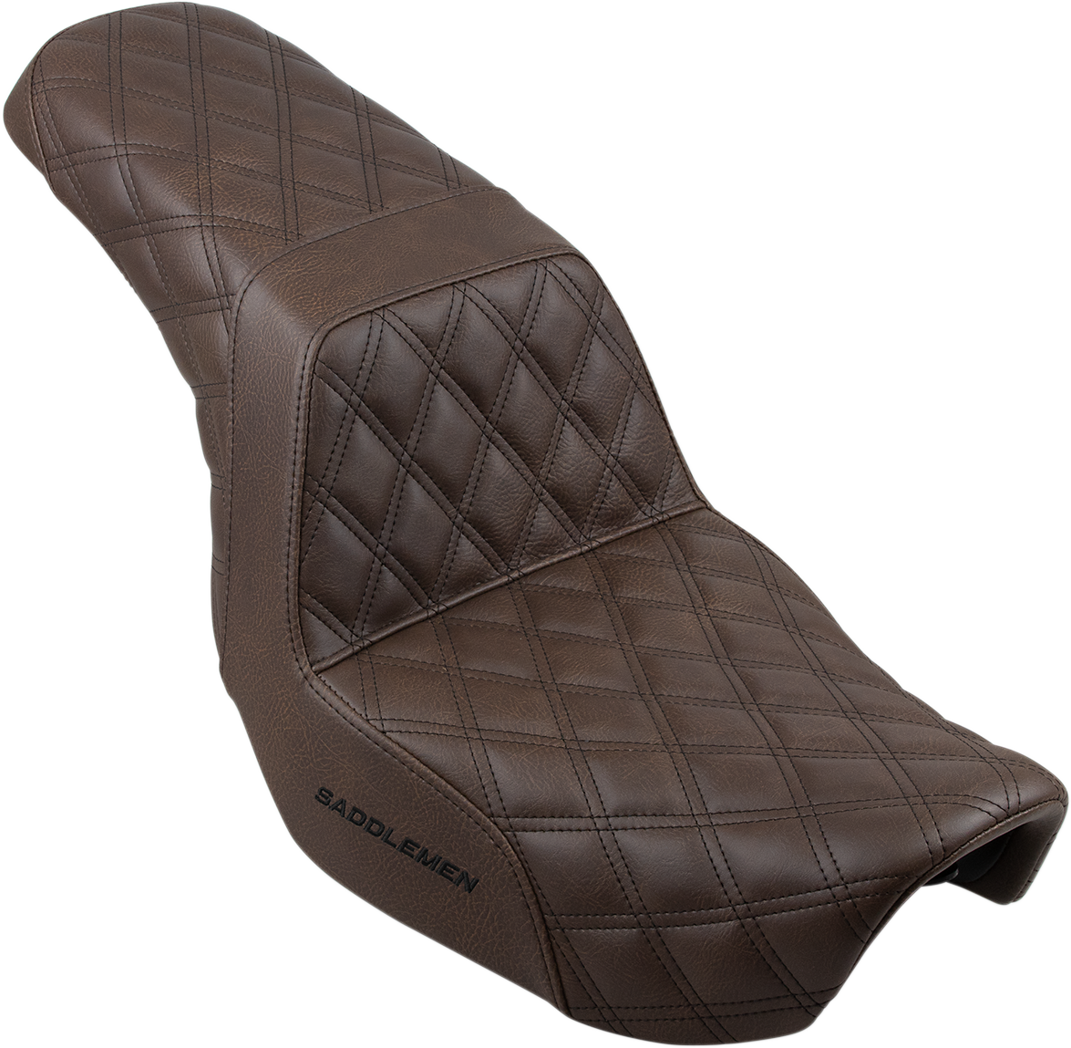 SADDLEMEN Step-Up Seat — Full Lattice Stitch