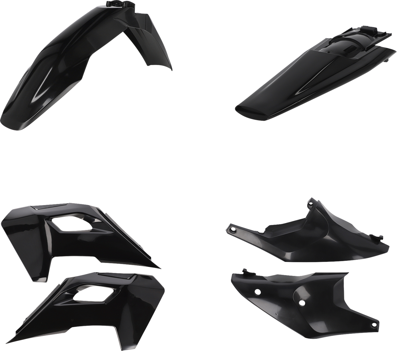 Acerbis Standard Body Kit - Black - Husqvarna - FE/TE