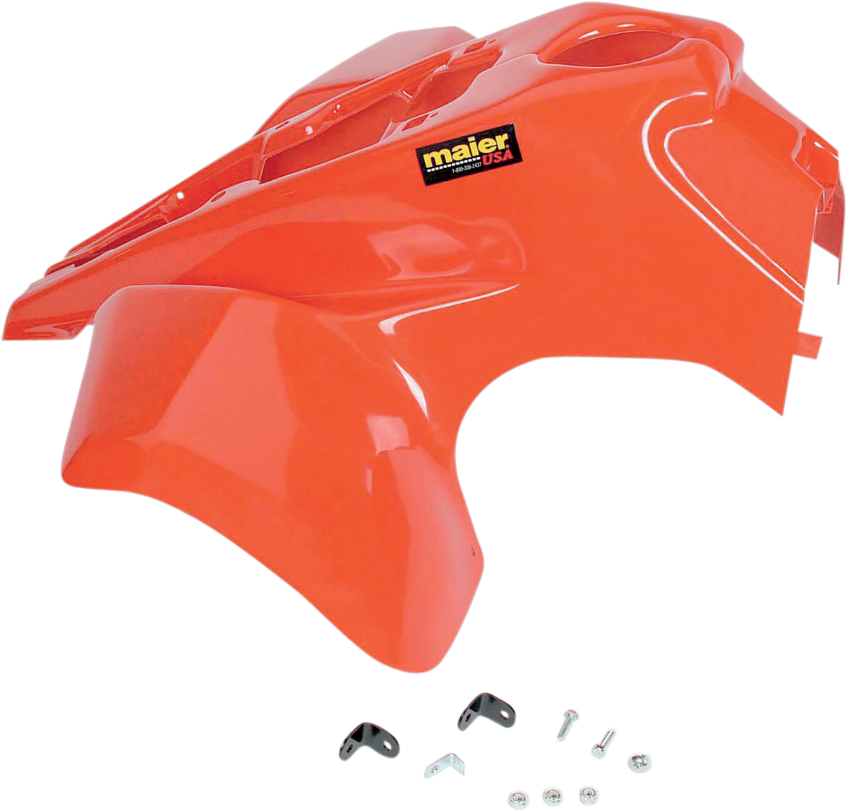Maier Front Fender - Orange - LT230 E/S 1987-1993 Suzuki LT230E QuadRunner / 1985-1988 Suzuki LT230S QuadSport