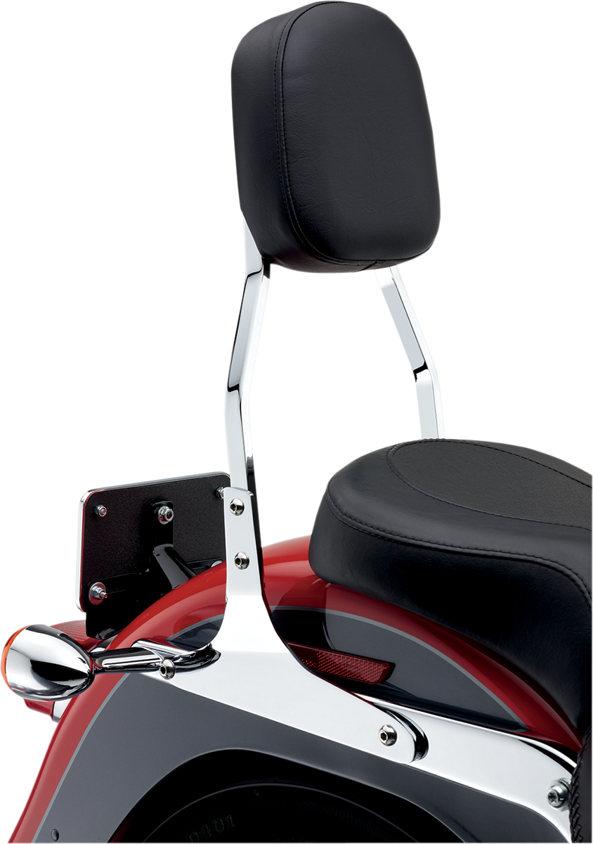 Cobra Standard Square Sissy Bar with Pad For Harley Softail 2006-2017