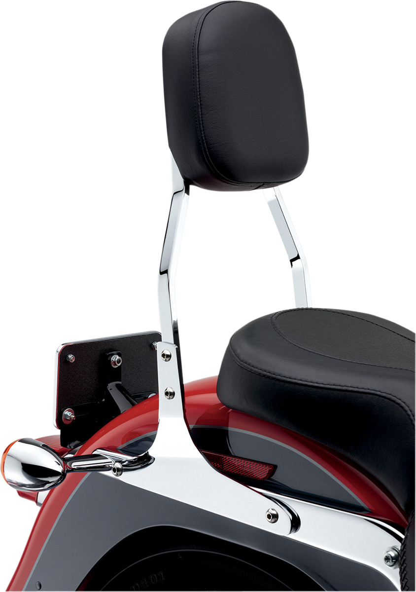 Cobra Standard Square Sissy Bar with Pad For Harley Softail 2006-2017