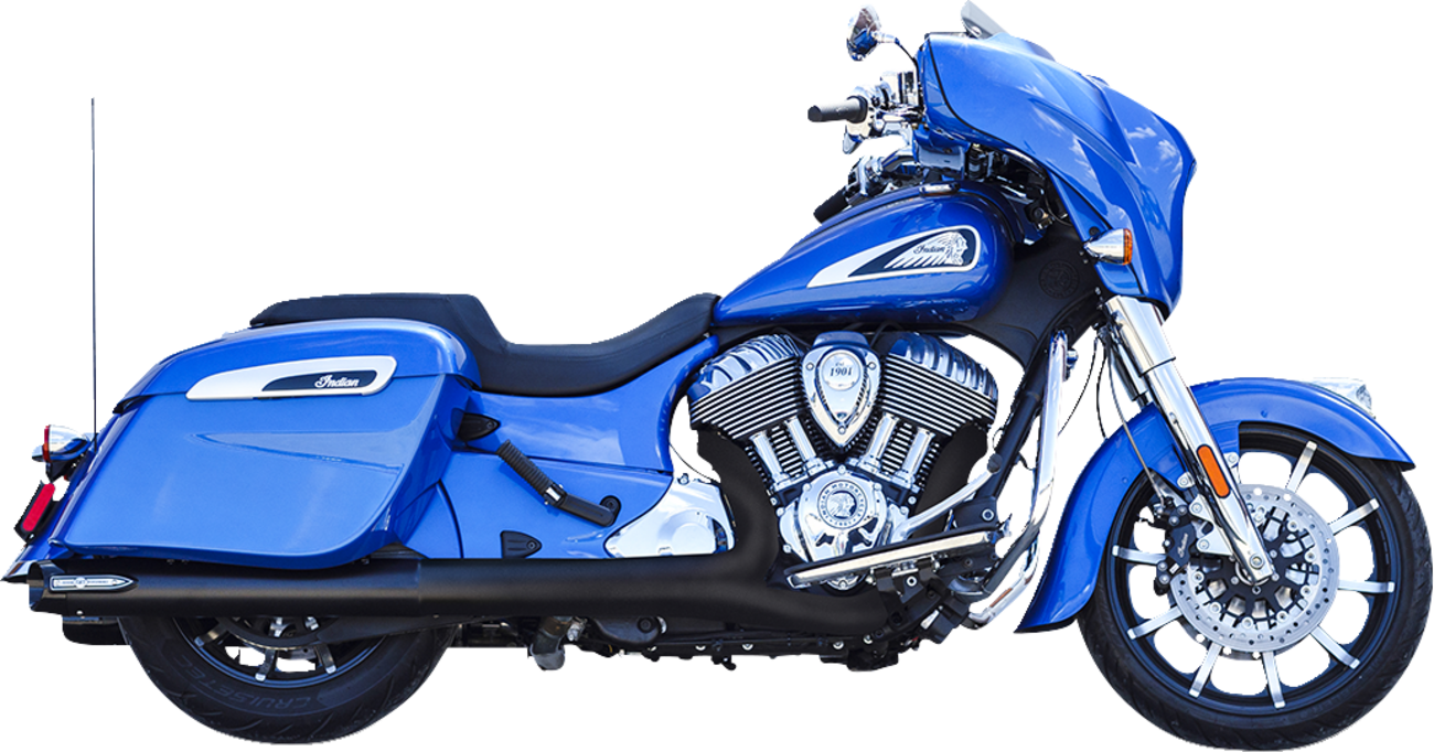 S&S Cycle Broadhead Slip-On Mufflers For Indian Touring 2014-2025