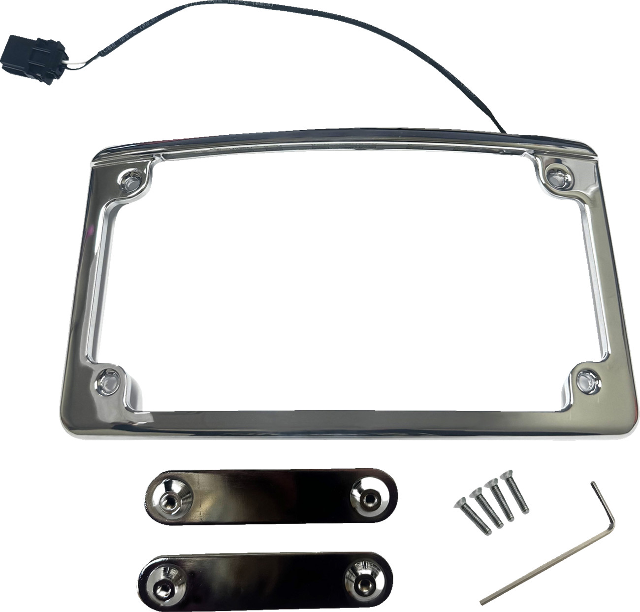 CUSTOM DYNAMICS Illuminated Radius License Plate Frame
