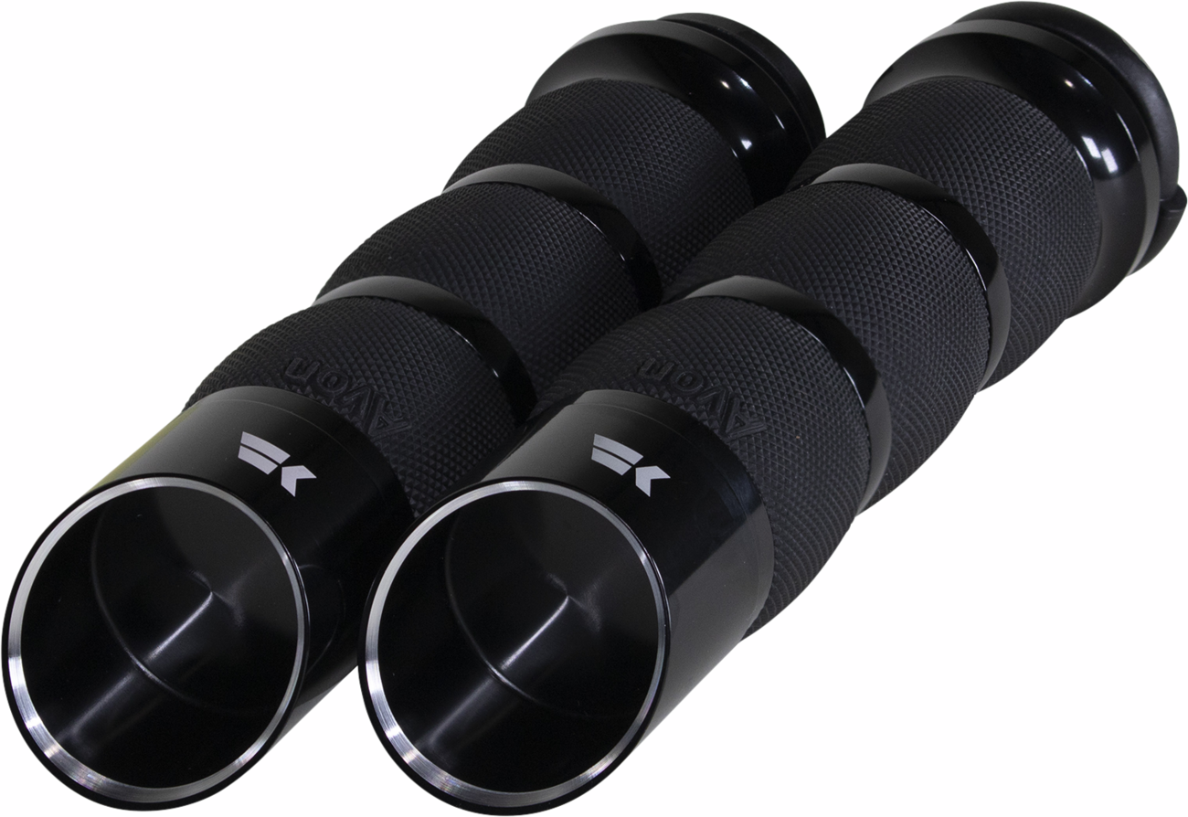Khrome werks Edge Grips - Air Cushion - TBW - Black Harley Davidson