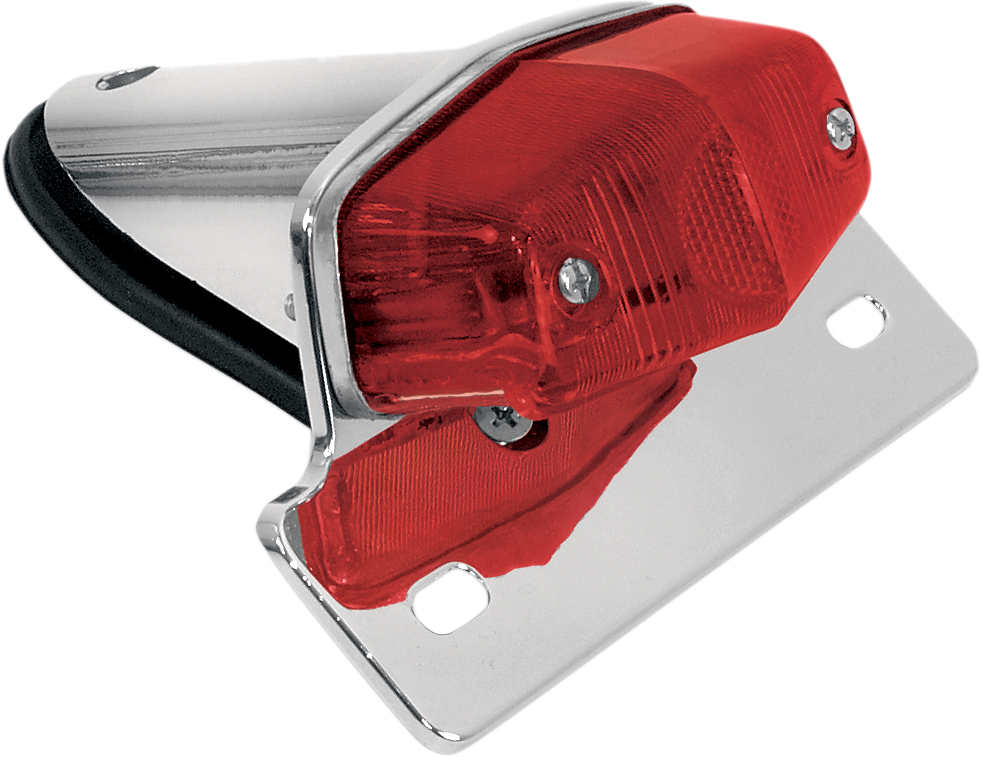 Lucas-Style Taillight with Chrome Bracket