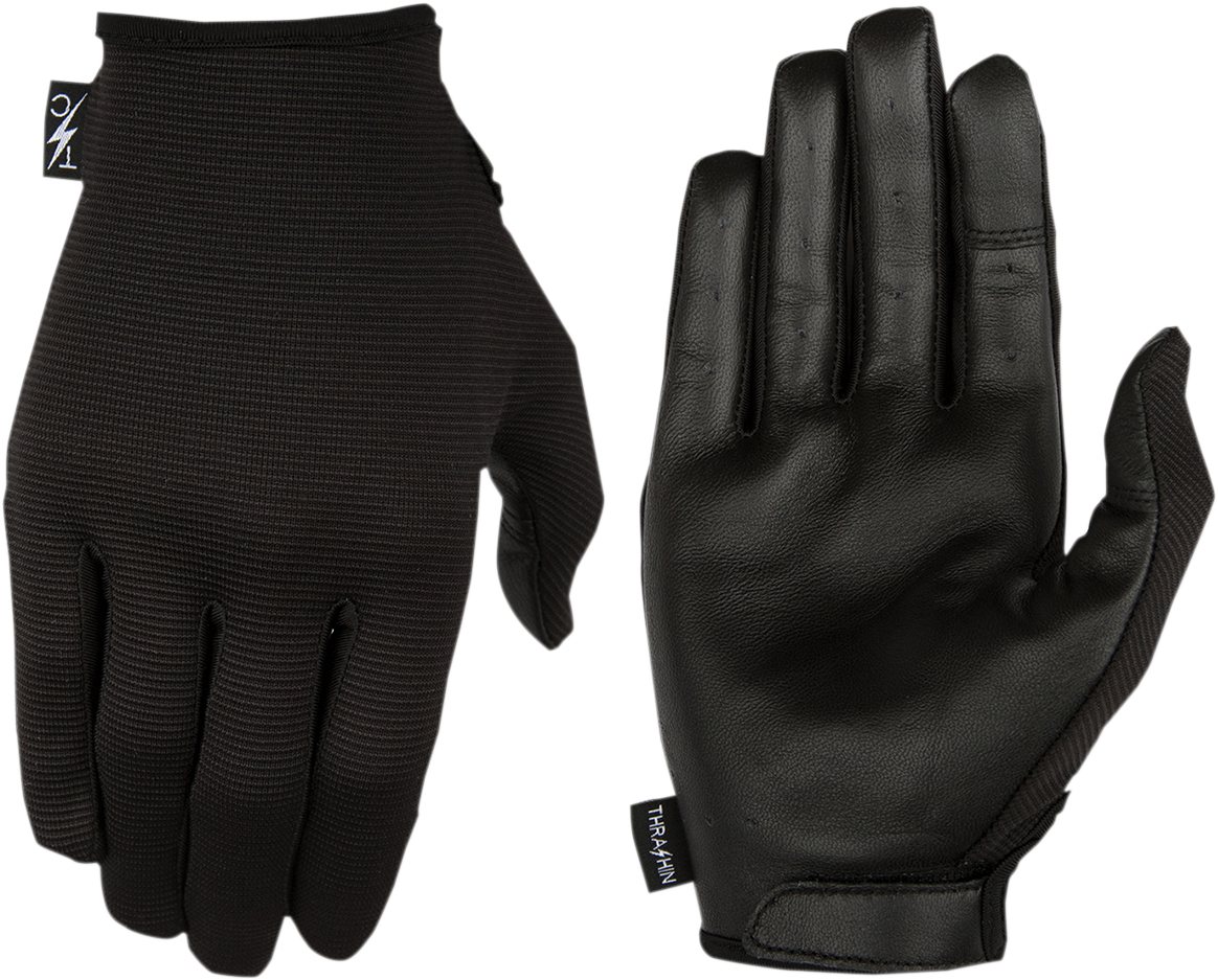Thrashin Supply Stealth Leather Palm Gloves