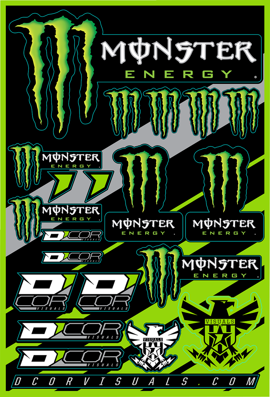 D'cor visuals Decal Sheet - Monster