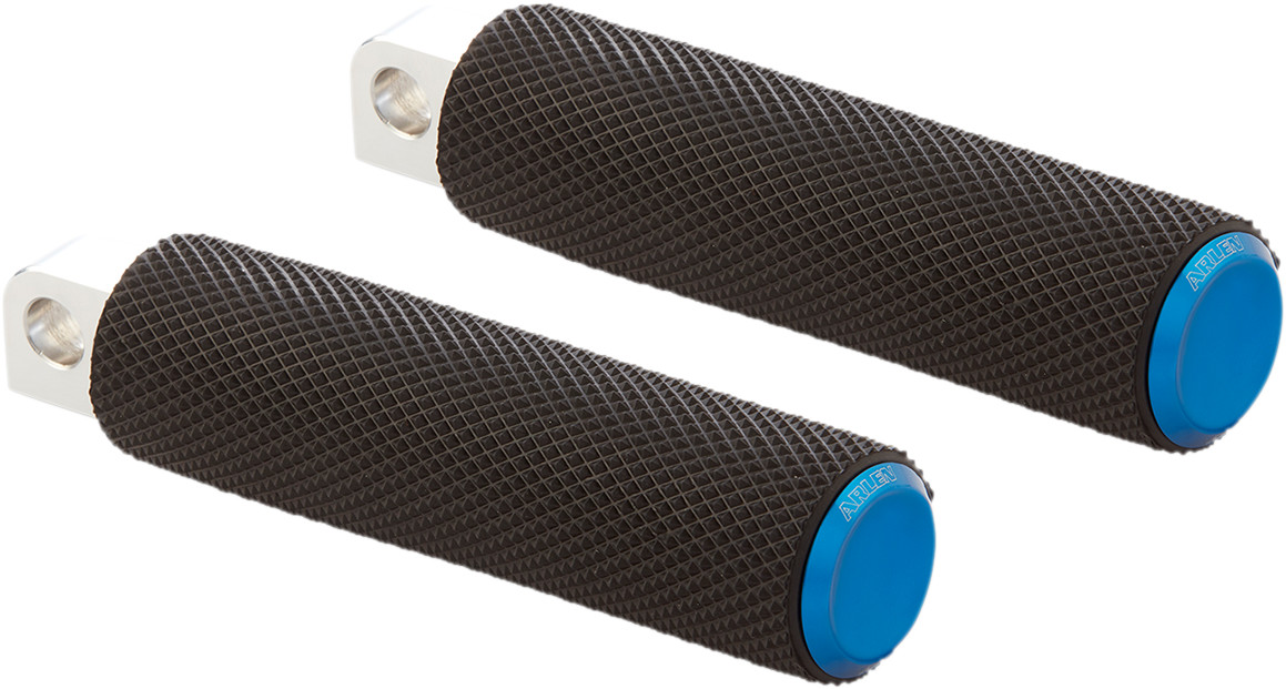 Arlen Ness Anodized Knurled Footpegs For Harley