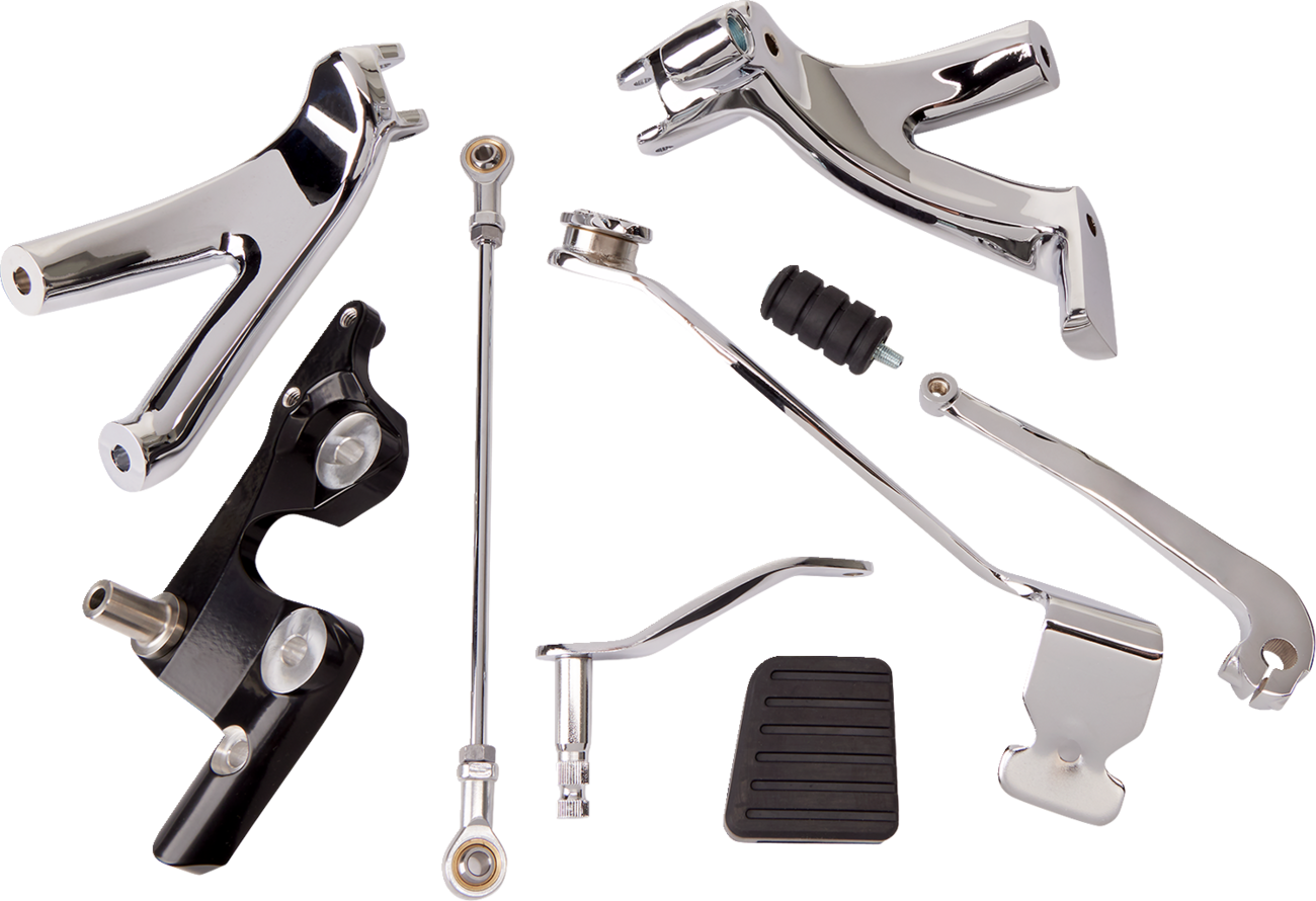 Drag specialties Forward Control Kit - Chrome - FL/FX Harley Davidson
