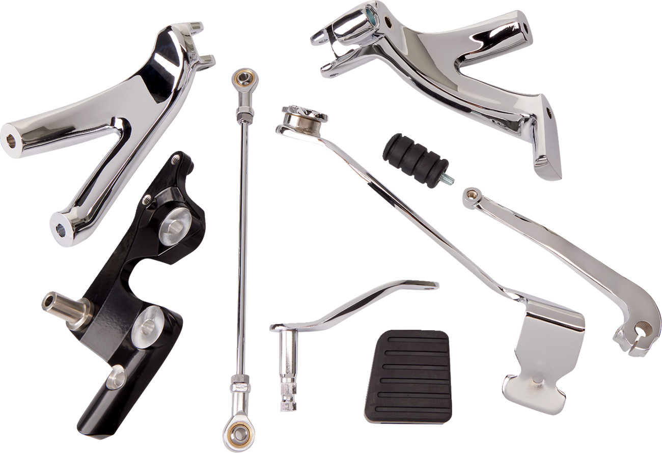 Drag specialties Forward Control Kit - Chrome - FL/FX Harley Davidson