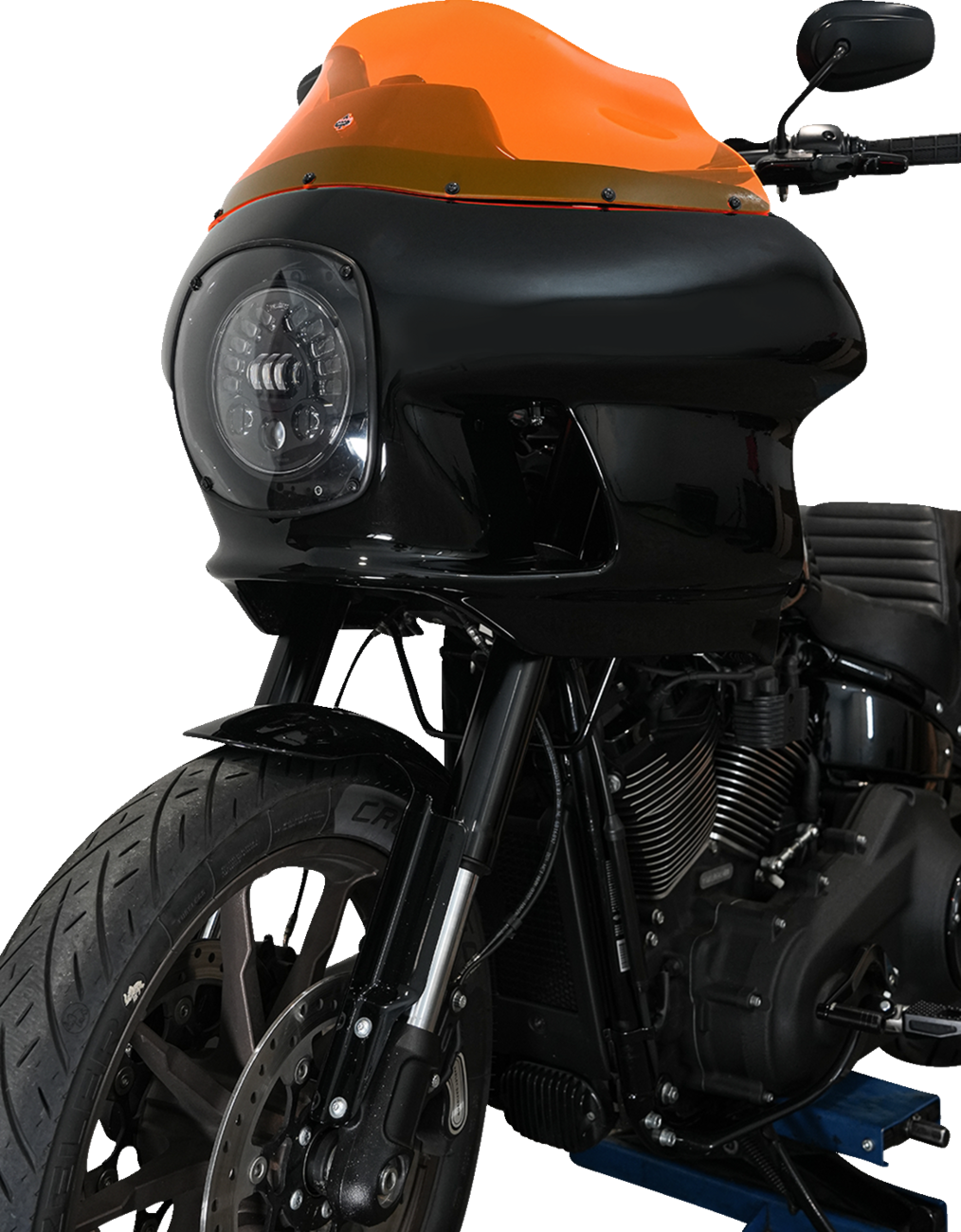 Klock Werks Ice Kolor Flare Windshield For Harley FXRP 1984-1992