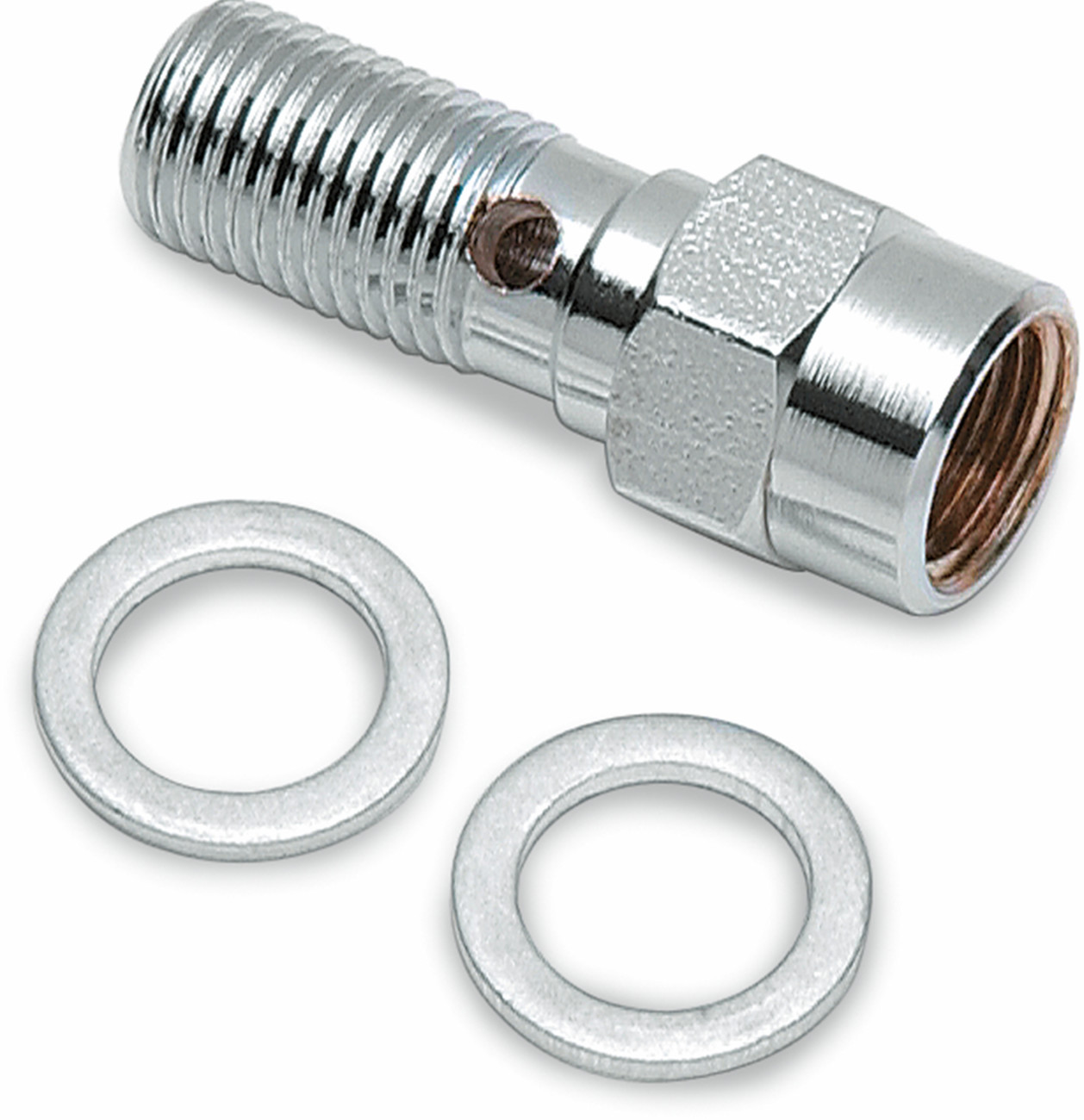 Drag Specialties Banjo Bolt with Break Light Switch Mount