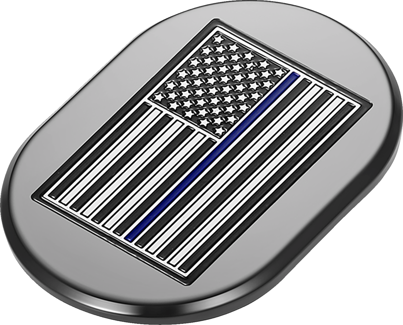 Figurati Designs Blue Line Antenna Hole Filler For Harley Touring 2006-2024