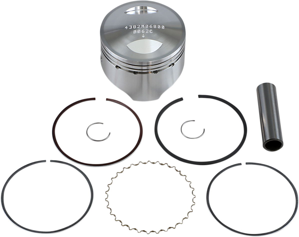 Wiseco Piston Kit Suzuki LT 230 QuadSport S 4x2/LT 230E QuadRunner 4x2/LT 250 QuadSport S 4x2/LT-F 250 Ozark 4x2/LT-F 250 QuadRunner 4x4/LT-F250 Ozark / Arctic Cat 250 2x4/250 4x2 1985-2014 4382M06800