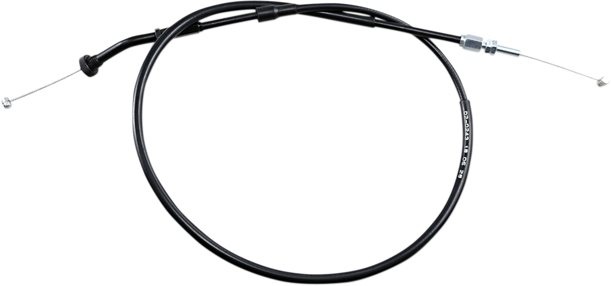Black Vinyl Throttle Cable