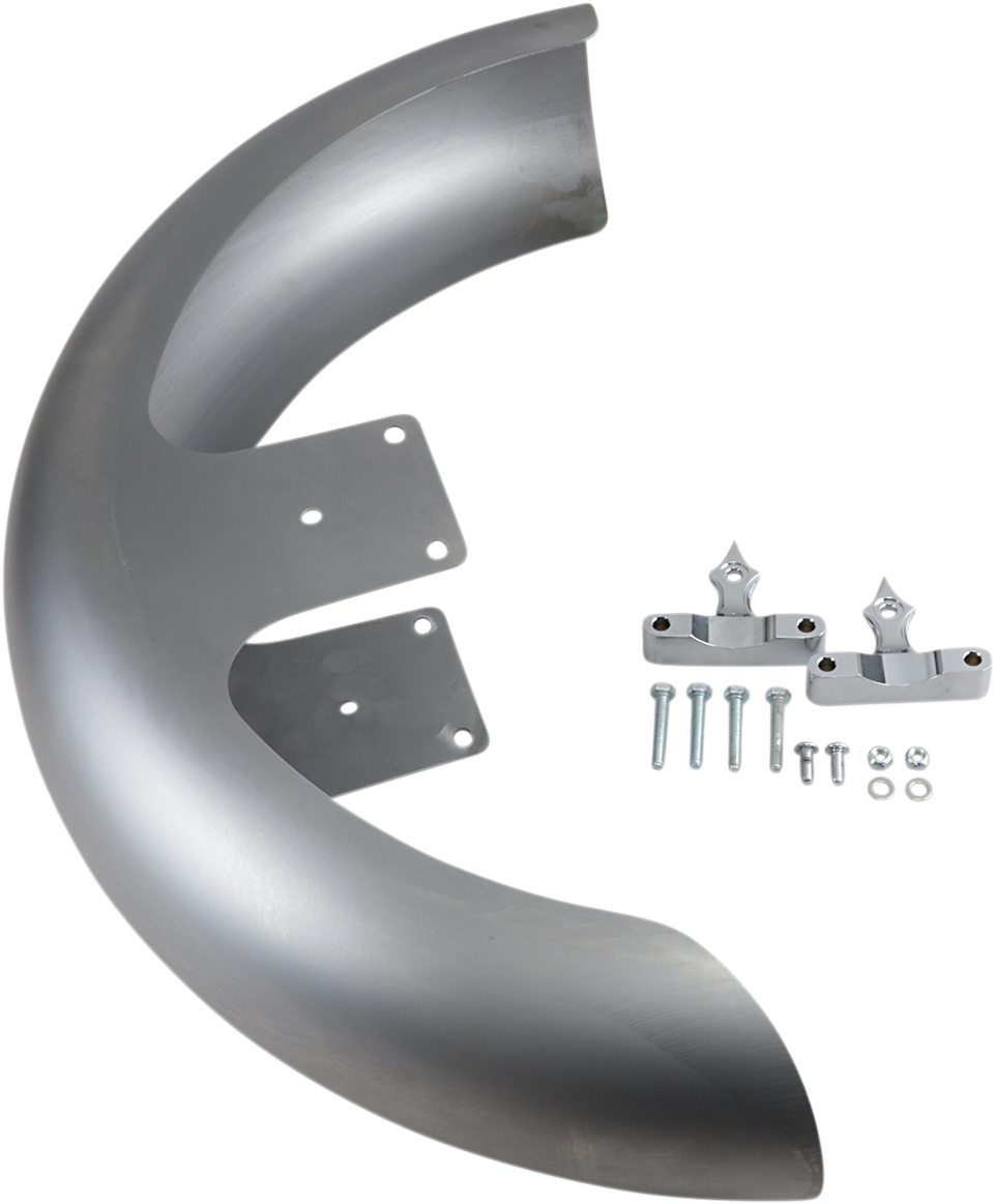 Rc components Phantom Front Fender Kit with Chrome Adapters - For 23" Wheel Harley Davidson