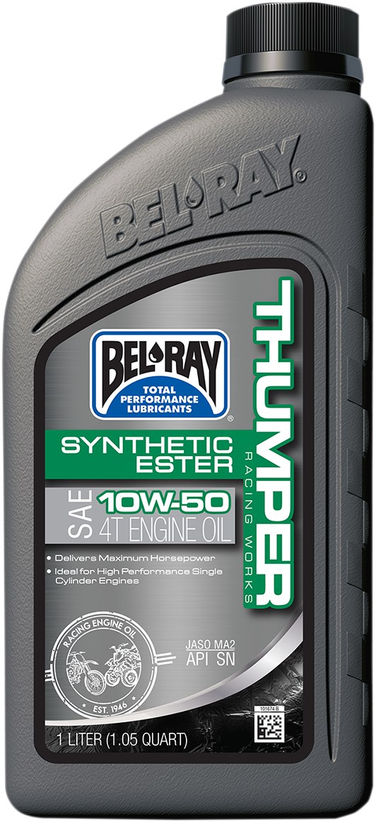 Bel-ray Thumper® Racing Synthetic Ester 4T Engine Oil