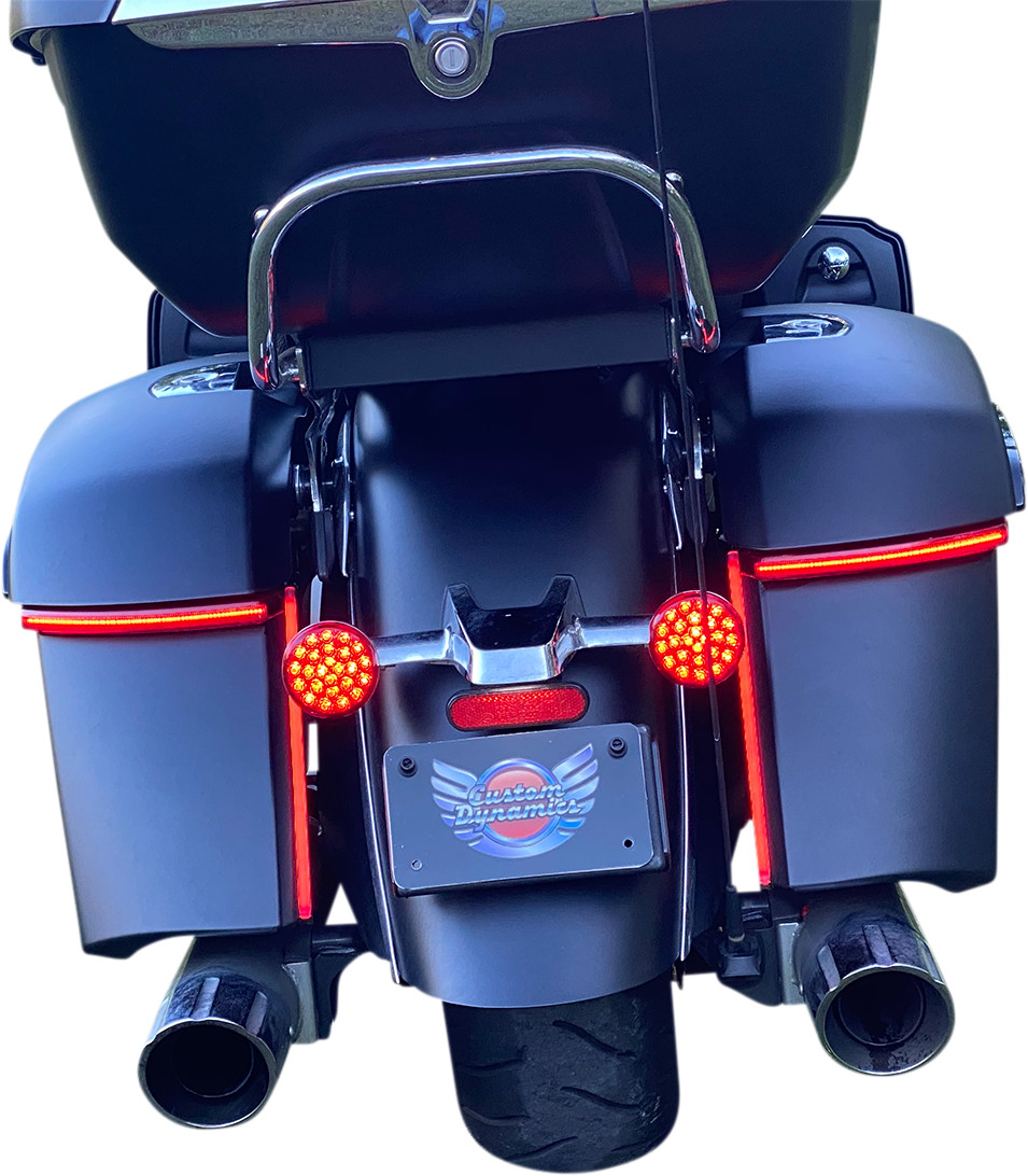 Custom Dynamics Low Profile Bagz Saddle Bag Lights For Indian Chieftain / Dark Horse 2020-2025