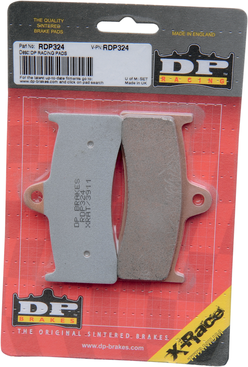 DP Brakes RDP X-Race Titanium Front Brake Pads RDP324