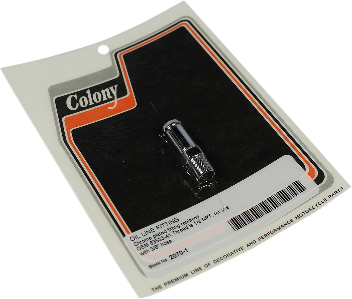 COLONY Oil Line Fitting