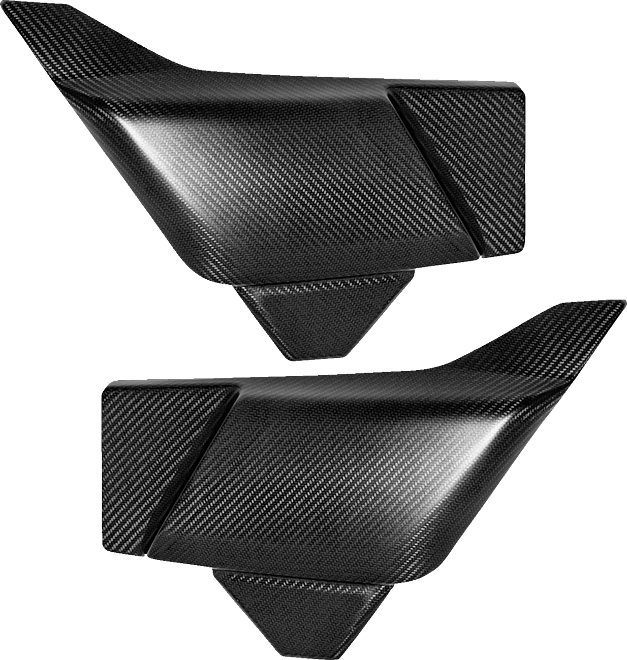 Saddlemen Side Cover - Carbon Fiber/Matte Harley Davidson
