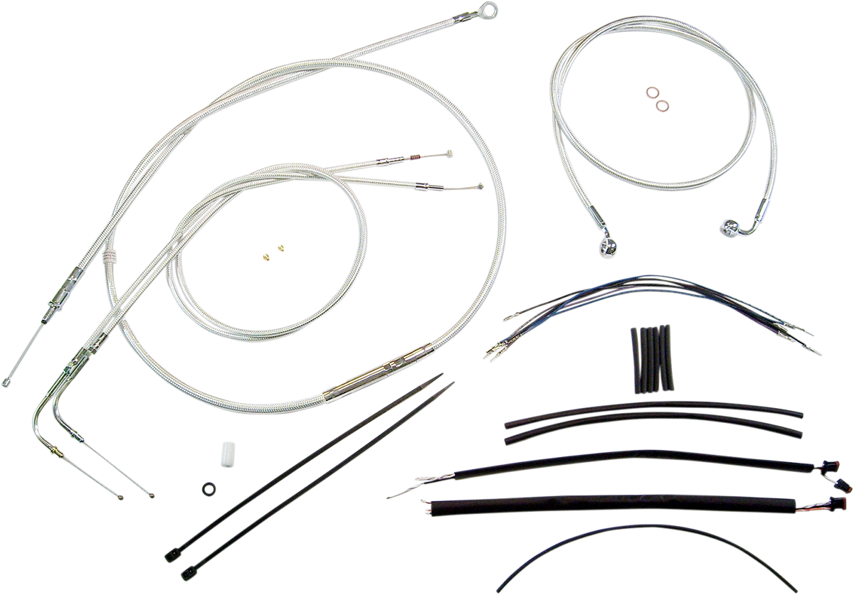 Magnum shielding Sterling Chromite II® Designer Handlebar Installation Kit - 15"-17" - '11-'14 FLS Harley Davidson