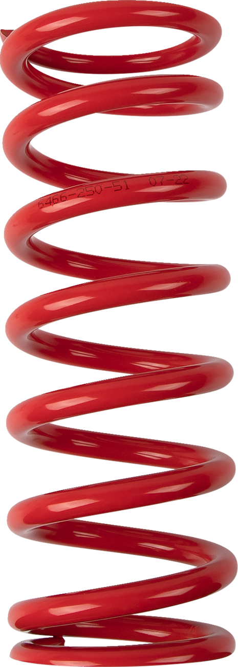 Moose offroad Shock Spring - 64/66 mm OD - 51 n/mm - Red Honda/Suzuki/Kawasaki
