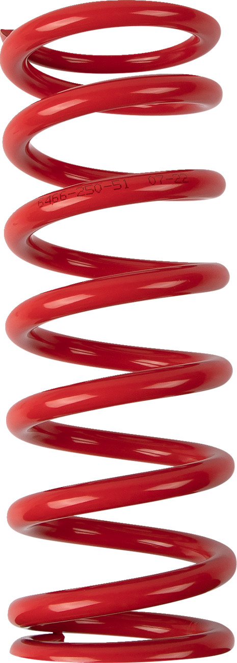 Moose offroad Shock Spring - 64/66 mm OD - 51 n/mm - Red Honda/Suzuki/Kawasaki