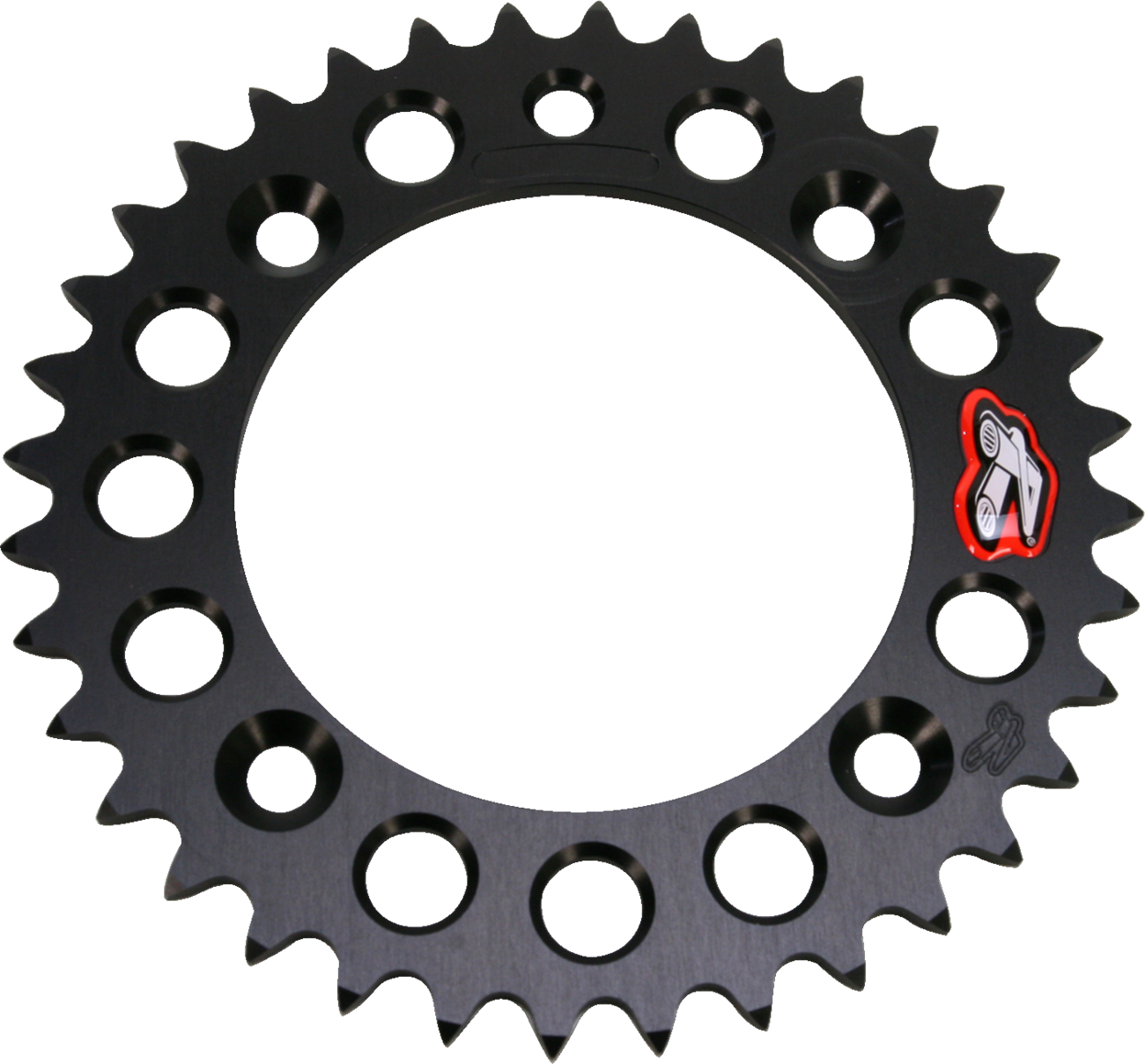Renthal Rear Sprocket - Aluminum - 36 Tooth - Black - Gas Gas/Husqvarna/KTM 36T
