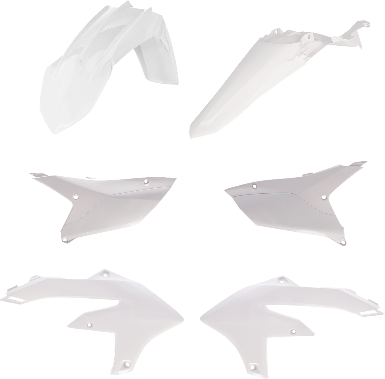 Acerbis Standard Body Kit - White - WR 250/450 F '24-'25 2025-2025 Yamaha WR250F / 2024-2025 Yamaha WR450F