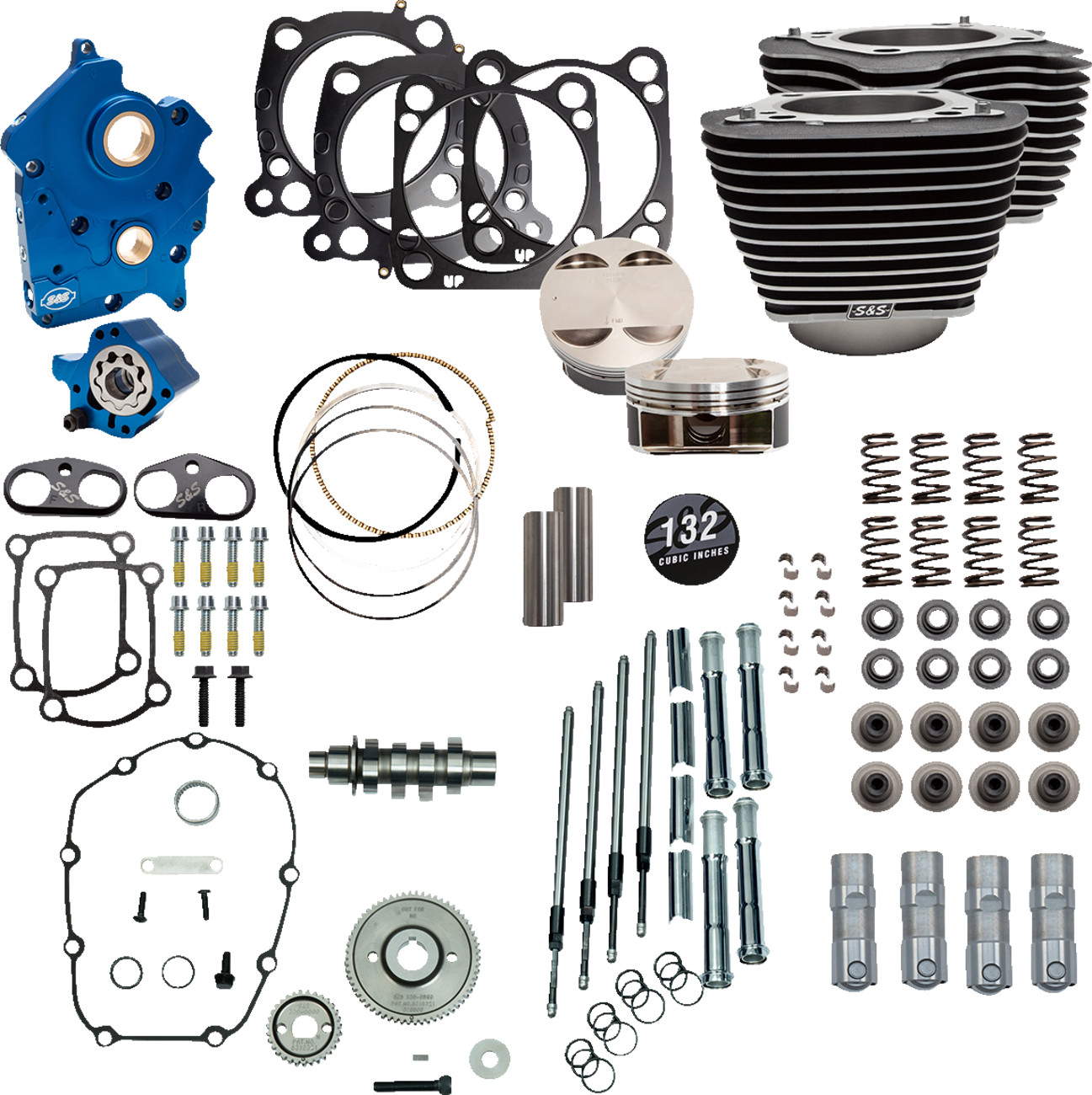 S&S CYCLE 132" Power Package Engine Performance Kit