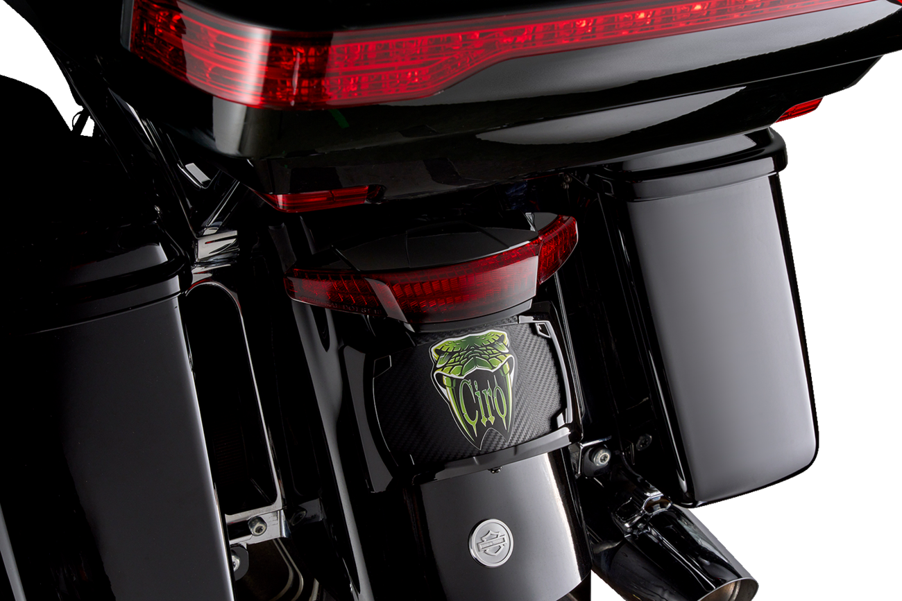 CIRO Latitude Tail Light & License Plate Mount with Lightstrike™