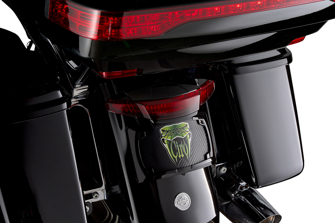CIRO Latitude Tail Light & License Plate Mount with Lightstrike™