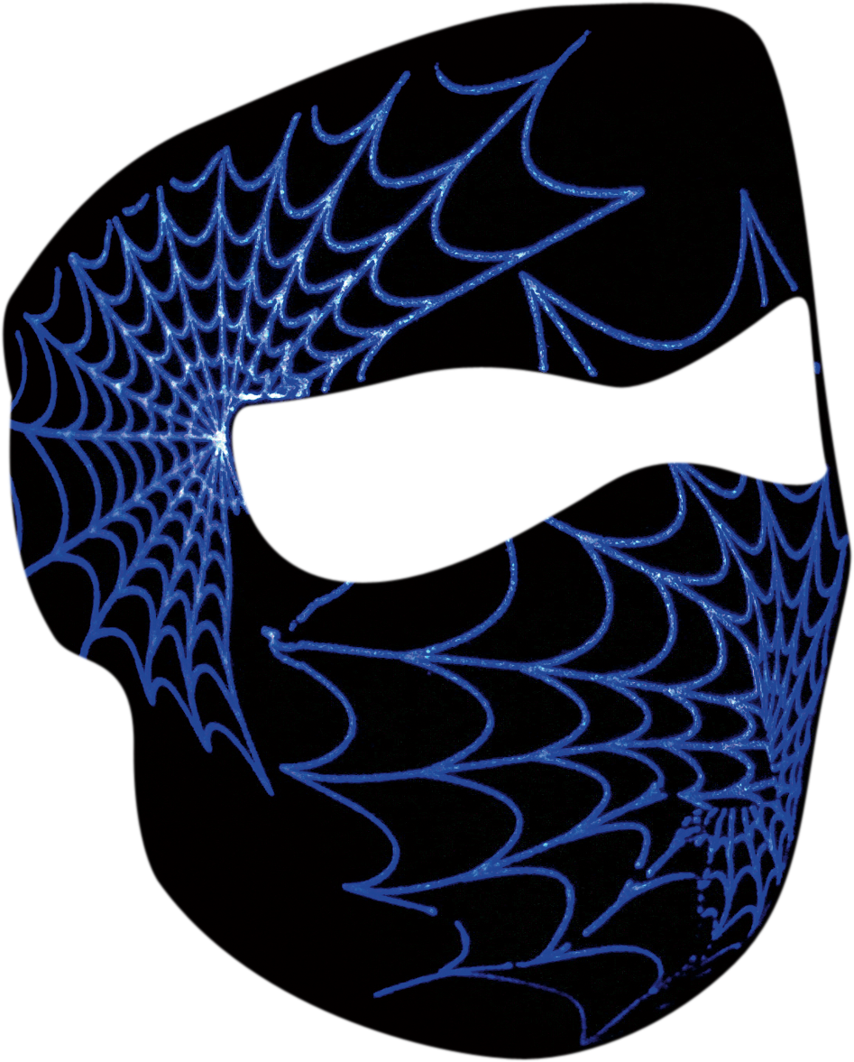 Zan headgear Neoprene Full-Face Mask — One Size, Glow-in-the-Dark