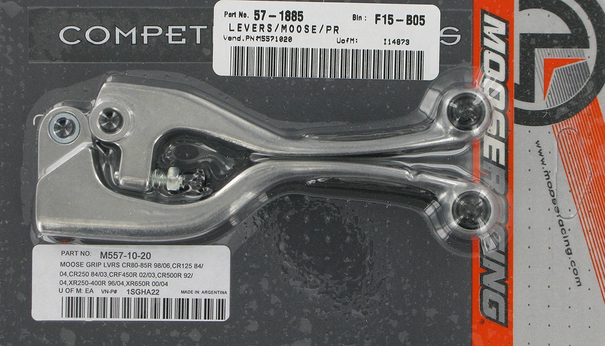 Moose Racing Competition Lever Set Honda 80cc-650cc 1992-2011